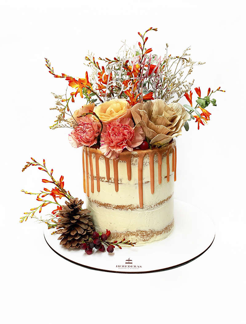 Torta Bouquet seminaked de vainilla_herederas