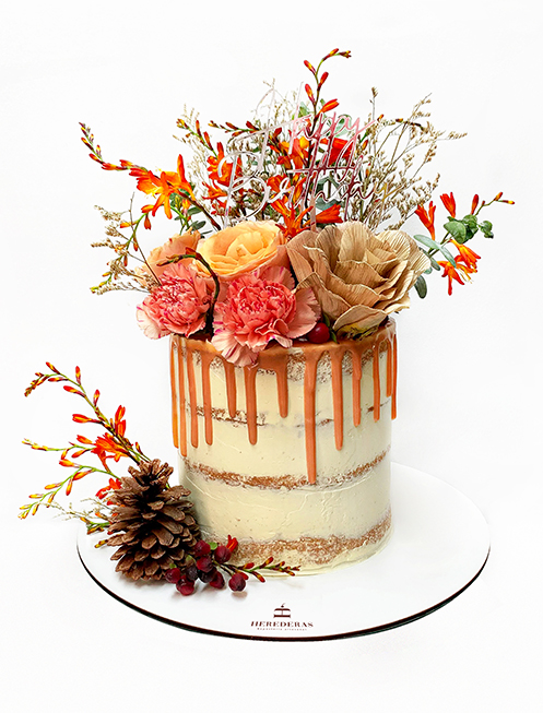 torta_seminake cake_Bouquet_Herederas_reposteria